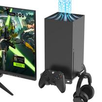 Suporte de parede metálico Vilante para Xbox Series X com suportes Suporte de parede metálico Vilante para Xbox Series X com suportes