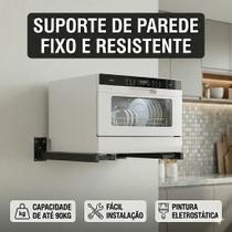 Suporte de parede multi uso para microondas mini geladeira adegas lava loucas atè 90kg Suporte de parede multi uso para microondas mini geladeira adegas lava loucas atè 90kg