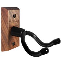 Suporte de parede Onmiwod Black Walnut para ukulele Suporte de parede Onmiwod Black Walnut para ukulele