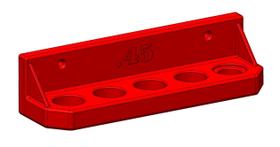 Suporte de Parede para 4 die e 01 shell Holder