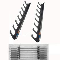 Suporte De Parede Para 8 Barras Olímpicas Exercício Funcional E Comuns