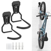 Suporte de parede para bicicleta Housolution Heavy Duty com gancho fixo, pacote com 2