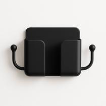 suporte de parede para celular com ganchos organizador tomada quarto escritório