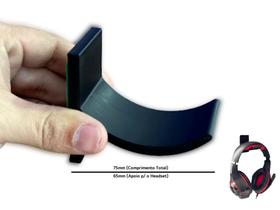 Suporte De Parede Para Fone Headset Gamer Com Fita Dupla Face