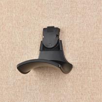 Suporte de parede para fones de ouvido em tecido para divisória de escritório, preto Suporte de parede para fones de ouvido em tecido para divisória de escritório, preto