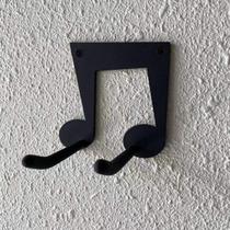 Suporte de parede para guitarra e ukulele FKKA Steel Black
