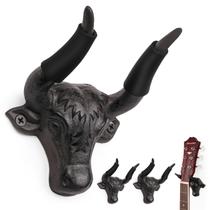 Suporte de parede para guitarra, pacote com 3, Adowes Bull Head Cast Iron
