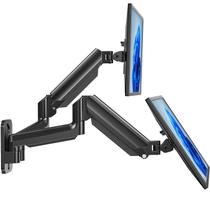 Suporte de parede para monitor duplo HUANUO, telas de até 32" de 8 kg Suporte de parede para monitor duplo HUANUO, telas de até 32" de 8 kg