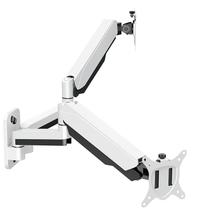 Suporte de parede para monitor duplo MOUNT PRO para telas de 13-32" brancas