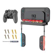 Suporte de parede para Nintendo Switch 2 FINTIE Black Metal Suporte de parede para Nintendo Switch 2 FINTIE Black Metal