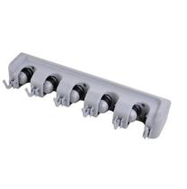 Suporte De Parede Para Pendurar Vassouras Rodos Até 5 Cabos Suporte De Parede Para Pendurar Vassouras Rodos Até 5 Cabos