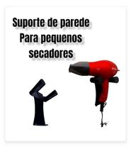 Suporte de parede Para Pequenos Secadores de cabelo - Com Fita Dupla Face - Philco