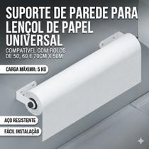 Suporte de parede para rolos bobina de kraft ou strech universal Suporte de parede para rolos bobina de kraft ou strech universal