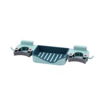 Suporte de Parede para Sabonete Vassoura e Rodo com Apoios Emborrachados Azul GXM Suporte de Parede para Sabonete Vassoura e Rodo com Apoios Emborrachados Azul GXM