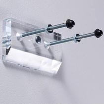 Suporte de Parede para Skate e Longboard em Acrílico Transparente