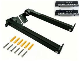 Suporte de Parede para Teclado HzCHSyanna em Aço Ajustável 12-18" Suporte de Parede para Teclado HzCHSyanna em Aço Ajustável 12-18"