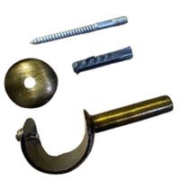 Suporte de parede Para Varão de cortina 28mm em alumínio