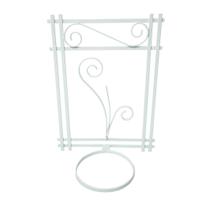 Suporte de Parede para Vaso Em Metalon Branco Pintura Eletrostática Alto Padrão Marca Kasadi Suporte de Parede para Vaso Em Metalon Branco Pintura Eletrostática Alto Padrão Marca Kasadi