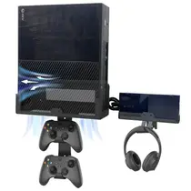 Suporte de parede para Xbox One BracNova Original com suporte de controle Suporte de parede para Xbox One BracNova Original com suporte de controle