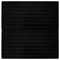 Suporte de Parede Pegboard Metálico Wall Control para Armazenamento de Ferramentas na Garagem Preto