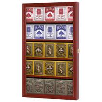 Suporte de parede PlayCard Frame DisplayGifts 25 Deck Holder Suporte de parede PlayCard Frame DisplayGifts 25 Deck Holder