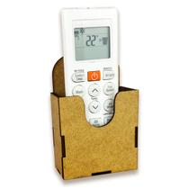Suporte De Parede Porta 1 Controle Remoto Ar Tv Ventilador Mdf