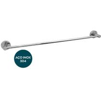 Suporte De Parede Porta Toalha Banho Inox Cromado Toalheiro Grande Reto 60cm Barra Simples Aço Inox 304 Brilhoso Acessorio Banheiro Luxo Lavabo