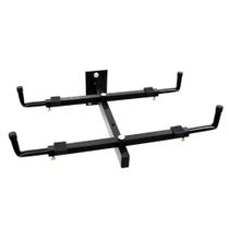 Suporte de Parede Preto P/ Forno Microondas Universal Ajustável P/ Todas marcas e modelos até 35Kg