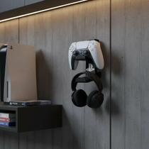 Suporte De Parede Ps5 Para Controle Playstation 5 E Headset