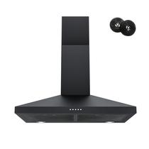 Suporte de parede Range Hood FIREGAS Black de 30 polegadas 450 CFM com LED