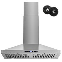 Suporte de parede Range Hood FIREGAS de 30 polegadas em aço inoxidável 450 m³/h Suporte de parede Range Hood FIREGAS de 30 polegadas em aço inoxidável 450 m³/h