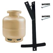 Suporte De Parede Suspenso Aço Para Botijão De Gás Cozinha