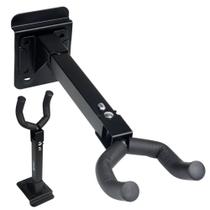 Suporte de Parede Tonante Ganho Cor Preto Emborrachado Para Violão Baixo Guitarra Cavaco Aço Reforçado Com Regulagem Lados Suporte de Parede Tonante Ganho Cor Preto Emborrachado Para Violão Baixo Guitarra Cavaco Aço Reforçado Com Regulagem Lados