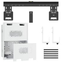 Suporte de parede ultrafino para TV ynVISION.DESIGN 43-100" com caixa integrada Suporte de parede ultrafino para TV ynVISION.DESIGN 43-100" com caixa integrada