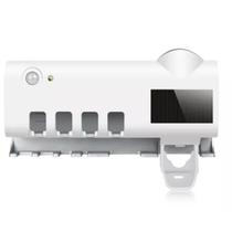 Suporte De Pasta Dente Automatico Uv Luz Esterilizador Adaptador Escova De Dentes Titular Limpador Suporte De Pasta Dente Automatico Uv Luz Esterilizador Adaptador Escova De Dentes Titular Limpador