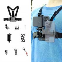 Suporte De Peito Para Smartphone E Câmeras De Ação