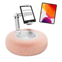 Suporte de pelúcia para celular Zlinib Kindle Pillow Stand rosa Suporte de pelúcia para celular Zlinib Kindle Pillow Stand rosa