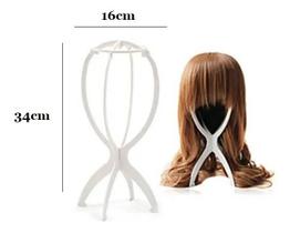 Suporte De Peruca Lace Dobrável De Plástico Branco