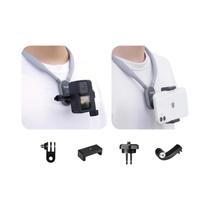 Suporte De Pescoço De Silicone Para GoPro Hero 13 12 11 10 9 8, Insta360, DJI Osmo Action E