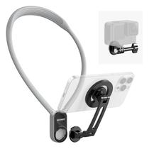 Suporte de pescoço para câmera de ação e telefone NEEWER GP16 cinza Suporte de pescoço para câmera de ação e telefone NEEWER GP16 cinza