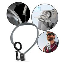 Suporte De Pescoço Para Ciclismo E Vlogs para Celular e Cameras de ação Magnetico