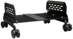 Suporte de piso de metal para computador de mesa móvel Syba
