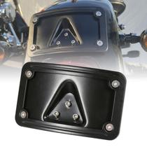 Suporte de Placa 3148 Curvado para Harley - Modelo Laydown com Moldura