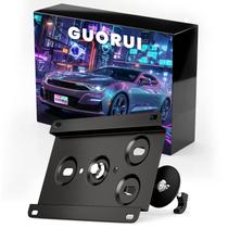 Suporte de Placa de Licença GUORUI Antifurto Preto Fosco Suporte de Placa de Licença GUORUI Antifurto Preto Fosco