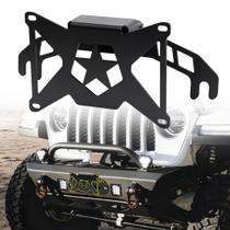 Suporte de Placa de Licença Rebatível HOZHEM para Guincho Hawse de 10" Suporte de Placa de Licença Rebatível HOZHEM para Guincho Hawse de 10"