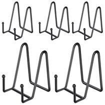 Suporte de Placa de Metal Preto iBosins (4 Polegadas) - Pacote com 5