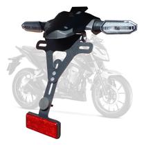 Suporte De Placa / Eliminador de Rabeta Coyote Preto - CB 300 F Twister - Honda