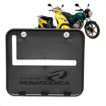 Suporte De Placa Modelo Mercosul Para Moto Porta Placa Retangular Com Parafusos