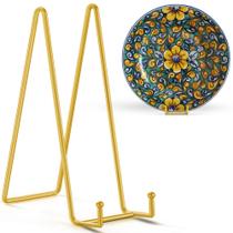 Suporte de placas TR-LIFE Gold Metal de 14 polegadas (pacote com 2)
