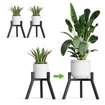 Suporte de planta ajustável IRCPEN Metal 10-16", conjunto de 2